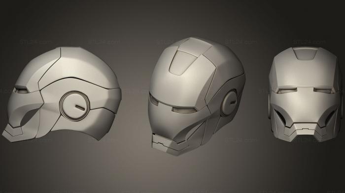 Weapon (A Iron man Helmet, WPN_0013) 3D models for cnc